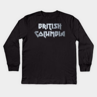 British Columbia Kids Long Sleeve T-Shirt